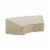Outdoor Catalina Round Sectional Furniture Cover Perspective: back