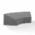 Outdoor Catalina Round Sectional Furniture Cover Perspective: back