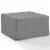 Outdoor Square Table & Ottoman Furniture Cover Perspective: back