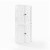 Crosley Clifton 4 Door Pantry in Distressed White Perspective: back