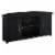 Crosley Camden Corner Television Stand - Black Perspective: back