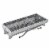 29 Fordable BBQ Charcoal Grill Stainless Steel Backyard Cooker Silver Party Perspective: back