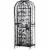 Free Standing Wine Rack 45 Bottle Holder Storage Metal Display Cabinet Home Bar Perspective: back
