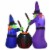 5.5FT Halloween Inflatable Bubble Witches Light Yard Outdoor Decorations Perspective: back