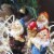 Juvale Happy Mini Gnome Figurines for Fairy Gardens (4 inches, Set of 6) Perspective: back