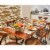 Juvale Apple Design Collapsible Bamboo Fruit Bowl - Fruit Basket, Brown, 10.5 x 11.7 x 8.7 Perspective: back