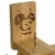 Woodlink Wooden Mini Picnic Table 1 Ear Corn Cob Squirrel Feeder Feeding Station Perspective: back