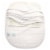 Green Sprouts  Muslin Bibs made from Organic Cotton - White Perspective: back