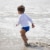 i play.® by green sprouts® Size 3T Snap Swim Diaper in Royal Perspective: back