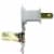 Brite Star 60 White LED Icicle Mini Christmas Lights - 5.75 ft White Wire Perspective: back