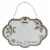 Melrose 9.5 White and Brown Our First Christmas Hanging Wooden Picture Sign Perspective: back