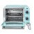 Elite Gourmet Americana Collection Retro 4-Slice Toaster Oven Perspective: back