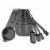 2 Lb Depot Gold Set of 14 Cups & Spoons, Stainless Steel, Accurate Meas. Perspective: back