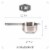 2 Lb Depot 1/2 Cup Measuring Cup, Stainless Steel, Accurate Markings US & Metric Perspective: back