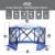 CLAM Quick-Set Escape Sport 11.5 x 11.5 Ft Tailgating Canopy Shelter Tent, Blue Perspective: back