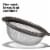 OXO Soft Works Strainer - Black Perspective: back