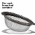 OXO Soft Works Strainer - Black Perspective: back
