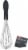 OXO Soft Works Balloon Whisk - Black/Silver Perspective: back