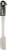 OXO Good Grips Silicone Jar Spatula - White Perspective: back