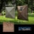 Clam Quick-Set Screen Hub Tent Wind & Sun Panels, Accessory Only, Brown (2 Pack) Perspective: back