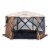 CLAM Quick-Set Pavilion Screened Canopy Tent Rain Fly Tarp, Cover Only, Tan Perspective: back