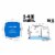 CLAM X-400 Portable 8 Ft 6 Person Pop Up Ice Fishing Thermal Hub Shelter Tent Perspective: back