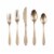 Cambridge Silversmiths Delia Flatware Set - Champagne Satin Perspective: back