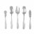 Cambridge Silversmiths Tyrus Flatware Set - Satin Mirror Perspective: back