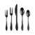 Cambridge Silversmiths Flatware - Black Perspective: back