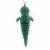De Carlini Alligator Glass Ornament Italian Peter Pan A5427c Perspective: back