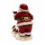 Hinged Trinket Box SANTA WITH CARDINAL BOX Metal Christmas Feeding Birds 3626 Perspective: back