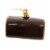 Cody Foster Chocolate Cake Glass Ornament Swiss Ho Roll Go4329 Perspective: back