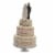 Holiday Ornament Our First Christmas Together Wedding Couple Cake Bride Groom Po2135 Perspective: back