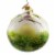 Morawski 4.50in Bunny In Meadow Diorama, Glass, Ornament Ball Butterfly 17379 Perspective: back