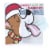 Holiday Card #45: Hallmark Pop Up Funny Christmas Money or Gift Card Holder (Dog Tongue) Perspective: back