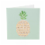 Hallmark #24 Signature Blank Card (Pineapple) Perspective: back