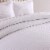 MarCielo White Cotton Quilt Set Bedspread Coverlet B33 Perspective: back