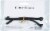 Ampro St. Patrick's Glitter Shamrock Glasses Perspective: back