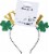 Ampro St. Patrick's Lucky Headband Perspective: back