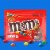 M&M S Peanut Butter Chocolate Candy Sharing Size - 9 Oz Bag (Pack of 16) Perspective: back
