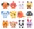 Emzo's Kawaii Squeezies Series 2 Animal Novelty (one random figure) Perspective: back