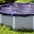 Swimline PCO818 15 Foot Round Above Ground Winter Swimming Pool Cover, Blue Perspective: back