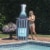 Swimline 90650 Inflatable 86 Prosecco Bottle Pool Float Water Raft Lounger Perspective: back