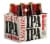 Lagunitas® IPA India Pale Ale Craft Beer Bottles Perspective: back
