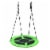 Swinging Monkey Giant 40 Inch Web Fabric Outdoor Family Play Saucer Swing, Green Perspective: back