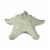 White Starfish Sea Star Coastal Accent Lamp 16 Inch Diameter Perspective: back