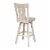 Ava Bar height Stool - With Swivel Seat - 30  Seat Height Perspective: back