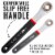 PRO BIKE TOOL Bottom Bracket Tool - Removing Splined BBs for Bicycle Repair Perspective: back