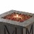 Endless Summer 30,000 BTU LP Gas Outdoor Fire Pit Table with Lava Rock, Bronze Perspective: back