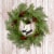 22 Unlit Winter Skates Artificial Wreath with Red Berries - National Tree Company Perspective: back